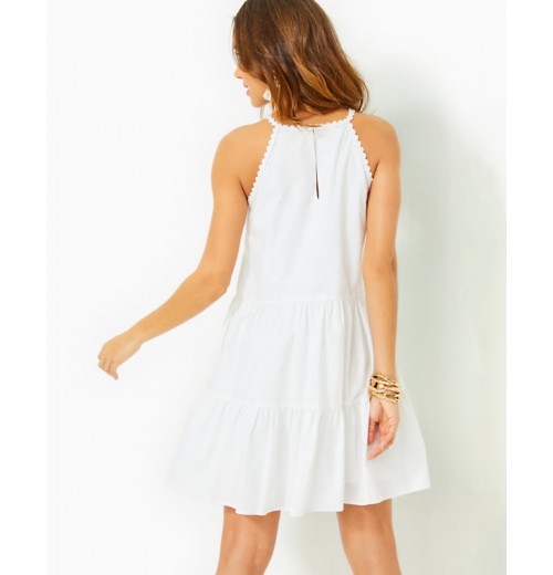Britt Cotton Halter Dress Britt Cotton Halter Dress