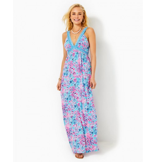 Serena V-Neck Maxi Dress Serena V-Neck Maxi Dress