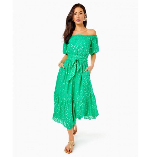 Tamie Off-the-Shoulder Midi Dress Tamie Off-the-Shoulder Midi Dress