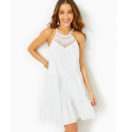 Britt Cotton Halter Dress Britt Cotton Halter Dress