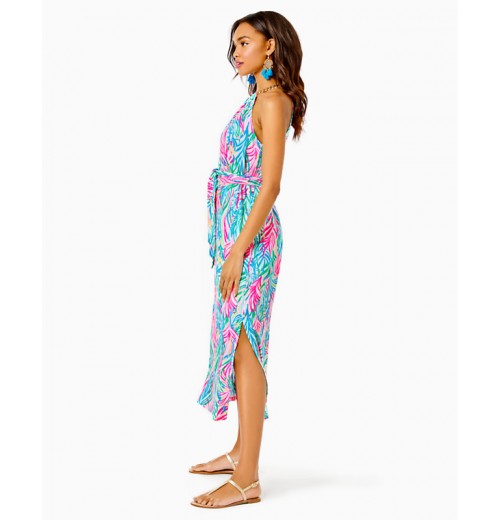 Bingham Halter Midi Dress Bingham Halter Midi Dress