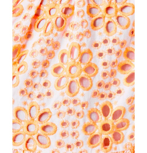 Kerrigan Elbow Sleeve Eyelet Dress Kerrigan Elbow Sleeve Eyelet Dress