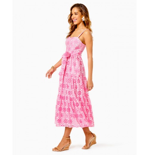 Edith Eyelet Midi Dress Edith Eyelet Midi Dress