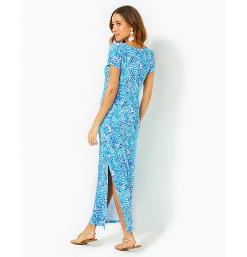 UPF 50+ Sophiletta Short Sleeve Maxi Dress UPF 50+ Sophiletta Short Sleeve Maxi Dress