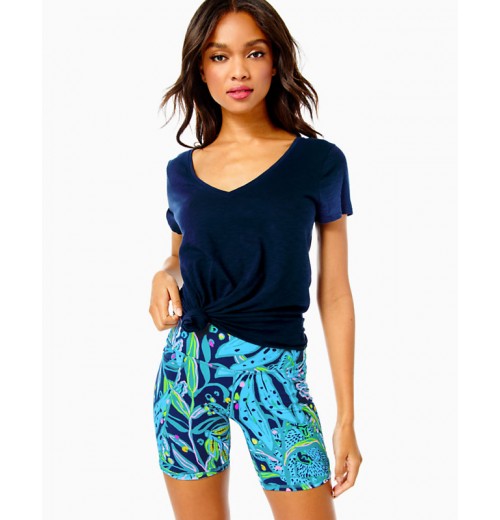 UPF 50+ Luxletic 8" South Beach High Rise Bike Short UPF 50+ Luxletic 8" South Beach High Rise Bike Short