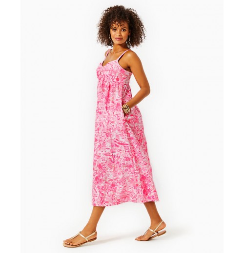 Azora Cotton Midi Dress Azora Cotton Midi Dress