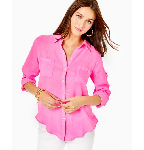 Sea View Button Down Top Sea View Button Down Top