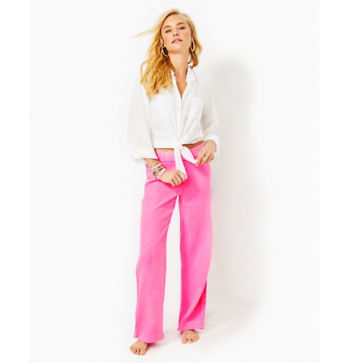 32" Deri Linen Palazzo Pant 32" Deri Linen Palazzo Pant