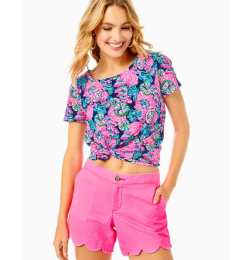 5" Buttercup Scallop Hem Short 5" Buttercup Scallop Hem Short