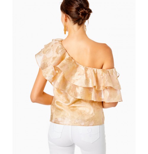 Trixie One-Shoulder Ruffle Top Trixie One-Shoulder Ruffle Top