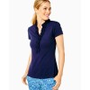 UPF 50+ Luxletic Frida Ruffle Polo Top UPF 50+ Luxletic Frida Ruffle Polo Top