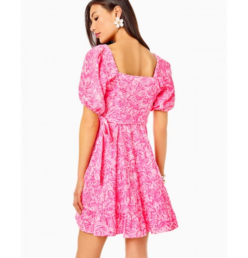 Iralee Linen Wrap Dress Iralee Linen Wrap Dress