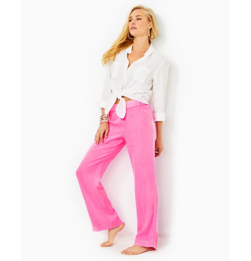 32" Deri Linen Palazzo Pant 32" Deri Linen Palazzo Pant