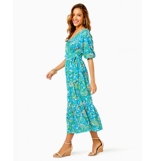 Brantley Midi Wrap Dress Brantley Midi Wrap Dress