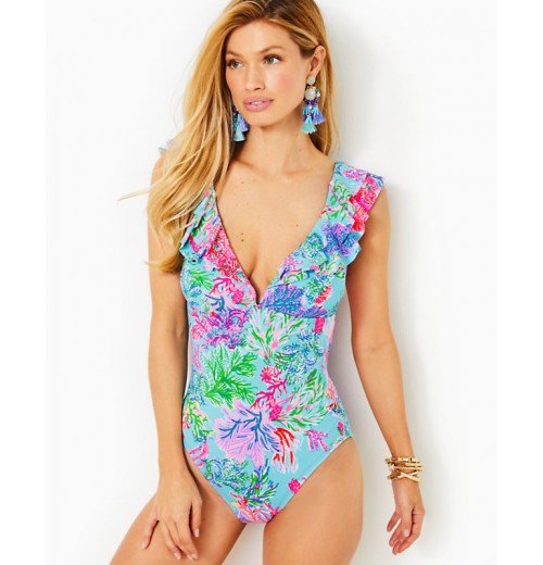 Huey Ruffle One-Piece Swimsuit Huey Ruffle One-Piece Swimsuit