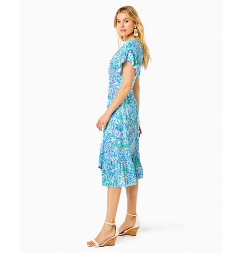Juliet Ruffle Midi Dress Juliet Ruffle Midi Dress