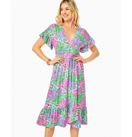 Juliet Ruffle Midi Dress Juliet Ruffle Midi Dress