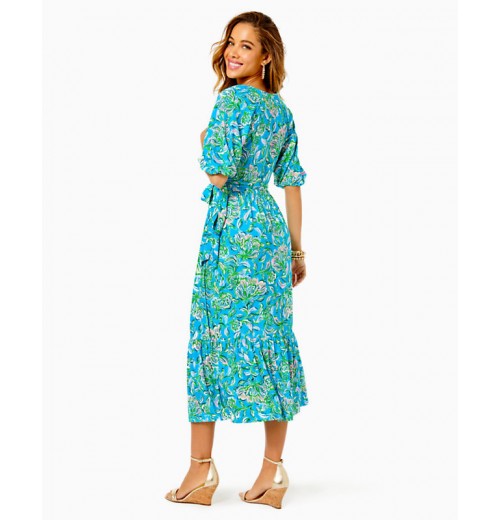 Brantley Midi Wrap Dress Brantley Midi Wrap Dress