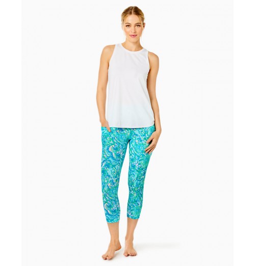 UPF 50+ Luxletic 21" South Beach High Rise Crop Legging UPF 50+ Luxletic 21" South Beach High Rise Crop Legging