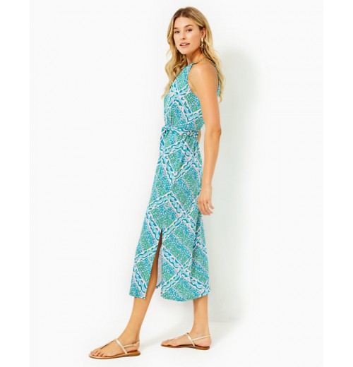 Bingham Halter Midi Dress Bingham Halter Midi Dress