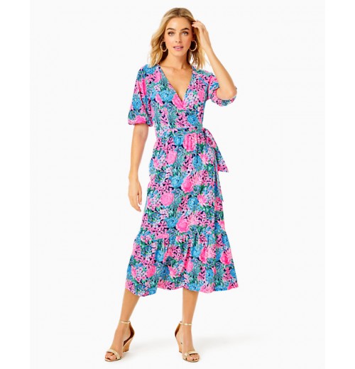 Brantley Midi Wrap Dress Brantley Midi Wrap Dress