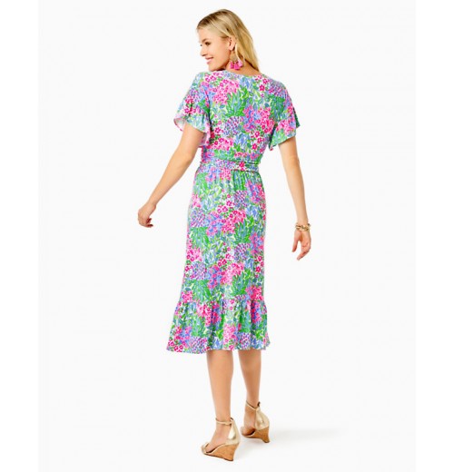 Juliet Ruffle Midi Dress Juliet Ruffle Midi Dress