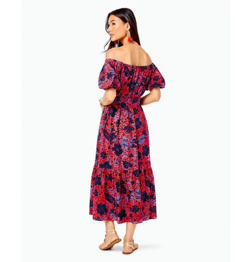 Tamie Off-the-Shoulder Midi Dress Tamie Off-the-Shoulder Midi Dress