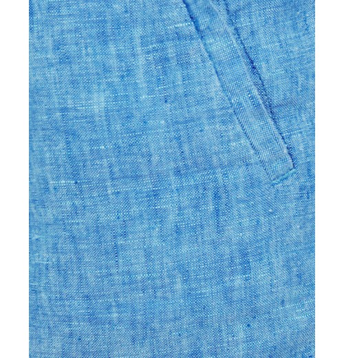 4" Brea Linen Scallop Short 4" Brea Linen Scallop Short