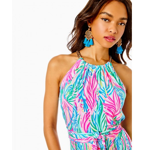 Bingham Halter Midi Dress Bingham Halter Midi Dress