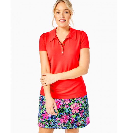 UPF 50+ Luxletic Frida Puff Sleeve Polo UPF 50+ Luxletic Frida Puff Sleeve Polo