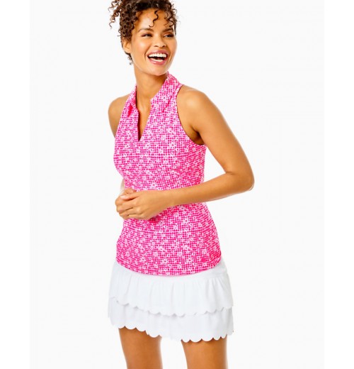 UPF 50+ Luxletic Lakelyn Bra Polo Top UPF 50+ Luxletic Lakelyn Bra Polo Top