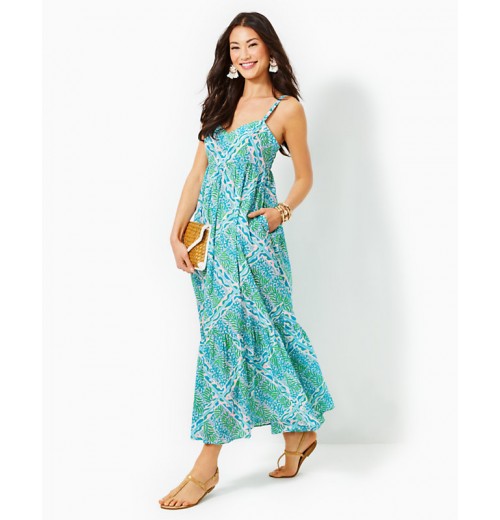 Hiedi Cotton Maxi Dress Hiedi Cotton Maxi Dress