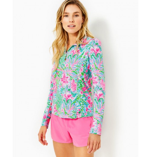 Luxletic Niccola Mesh Panel Half Zip Luxletic Niccola Mesh Panel Half Zip