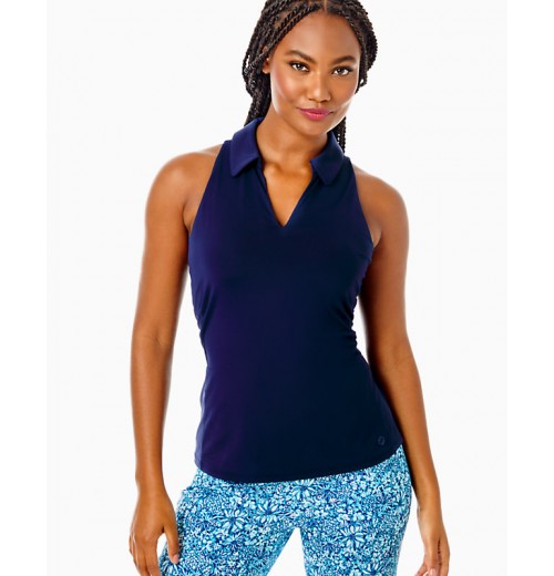UPF 50+ Luxletic Lakelyn Bra Polo Top UPF 50+ Luxletic Lakelyn Bra Polo Top
