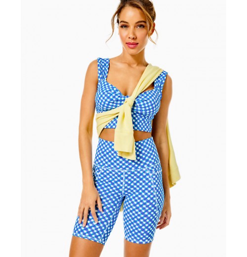 UPF 50+ Luxletic 8" South Beach High Rise Bike Short UPF 50+ Luxletic 8" South Beach High Rise Bike Short