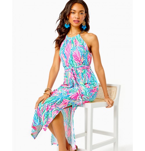 Bingham Halter Midi Dress Bingham Halter Midi Dress