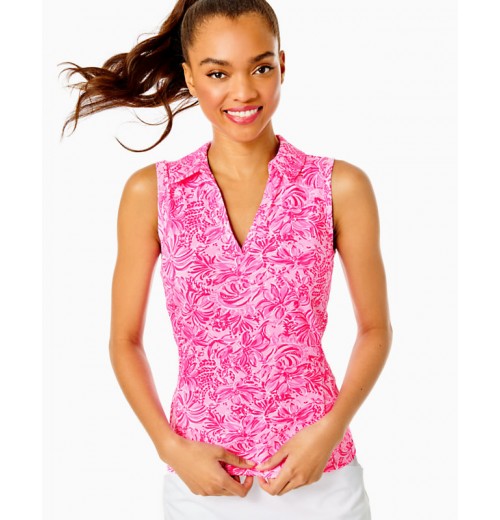 UPF 50+ Luxletic Imara Polo Top UPF 50+ Luxletic Imara Polo Top