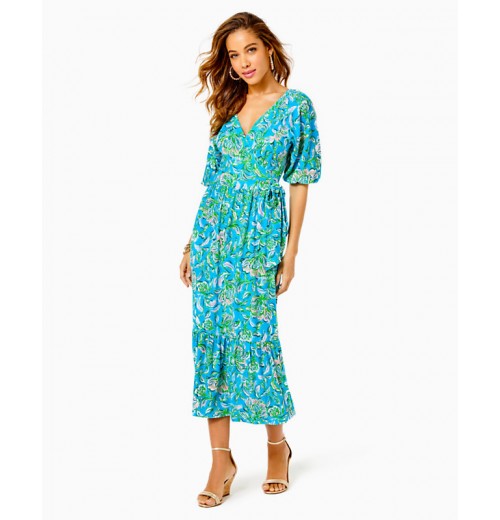 Brantley Midi Wrap Dress Brantley Midi Wrap Dress