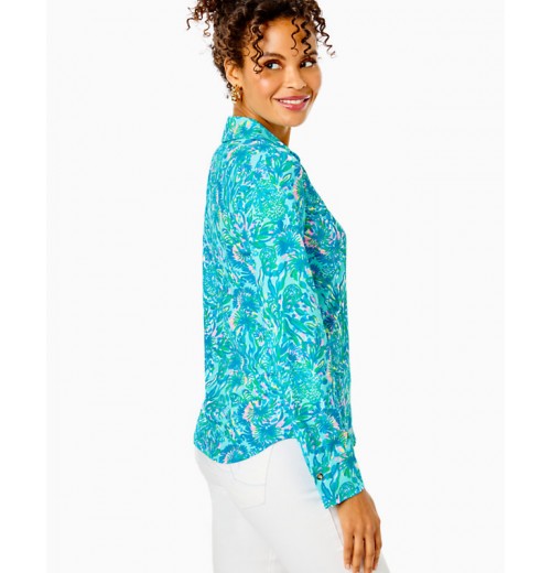 UPF 50+ ChillyLilly Marlena Button Down Top UPF 50+ ChillyLilly Marlena Button Down Top
