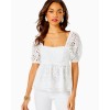 Kay Short Sleeve Eyelet Top Kay Short Sleeve Eyelet Top
