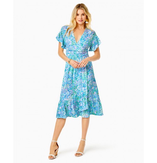 Juliet Ruffle Midi Dress Juliet Ruffle Midi Dress
