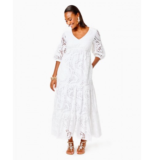 Breanne Eyelet Maxi Dress Breanne Eyelet Maxi Dress