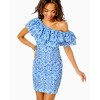 Sundea One-Shoulder Eyelet Shift Dress Sundea One-Shoulder Eyelet Shift Dress