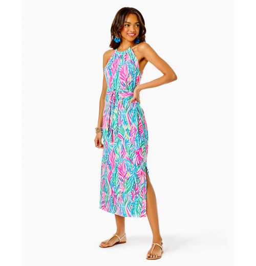 Bingham Halter Midi Dress Bingham Halter Midi Dress