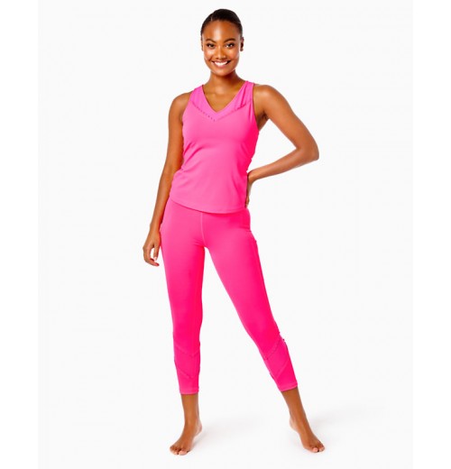 UPF 50+ Luxletic Euclid Scallop Bra Tank UPF 50+ Luxletic Euclid Scallop Bra Tank