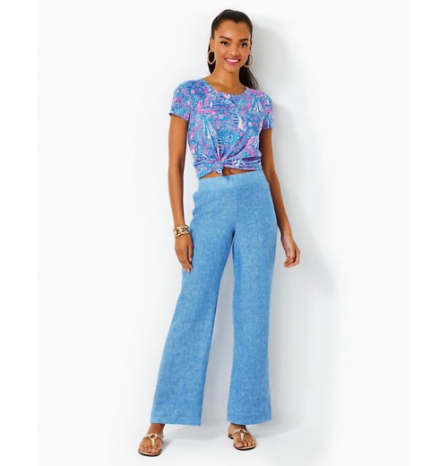 32" Deri Linen Palazzo Pant 32" Deri Linen Palazzo Pant