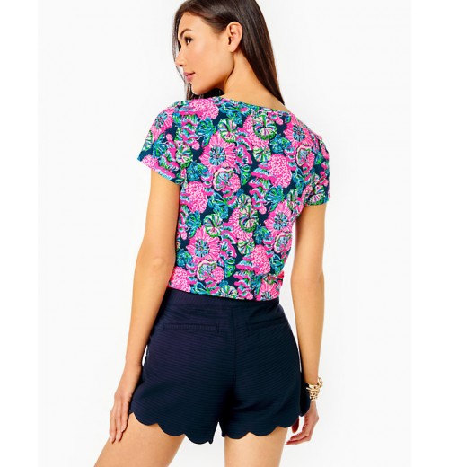5" Buttercup Scallop Hem Short 5" Buttercup Scallop Hem Short