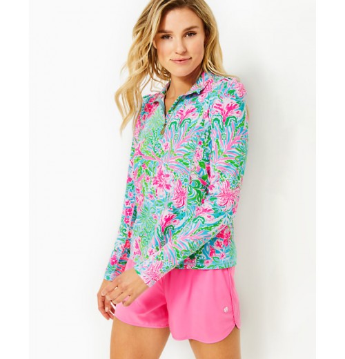 Luxletic Niccola Mesh Panel Half Zip Luxletic Niccola Mesh Panel Half Zip