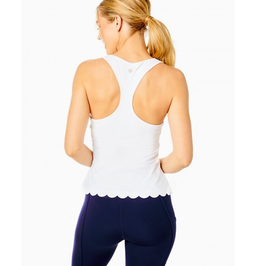 UPF 50+ Claralee Scallop Bra Tank Top UPF 50+ Claralee Scallop Bra Tank Top