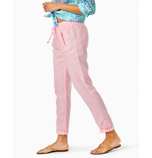 31" Taron Mid-Rise Linen Pant 31" Taron Mid-Rise Linen Pant